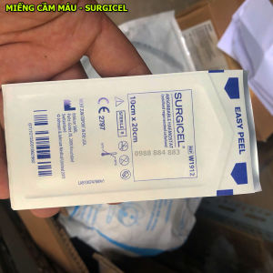 Miếng cầm máu 10cm x 20cm chính hãng Surgicel {Lẻ 1 miếng }