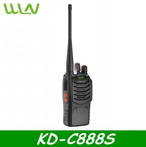 WLN KD-C888S VHF/UHF 400-470MHz Two Way Walkie Talkie Radio with Detachable Antenna & Flashlight 5W