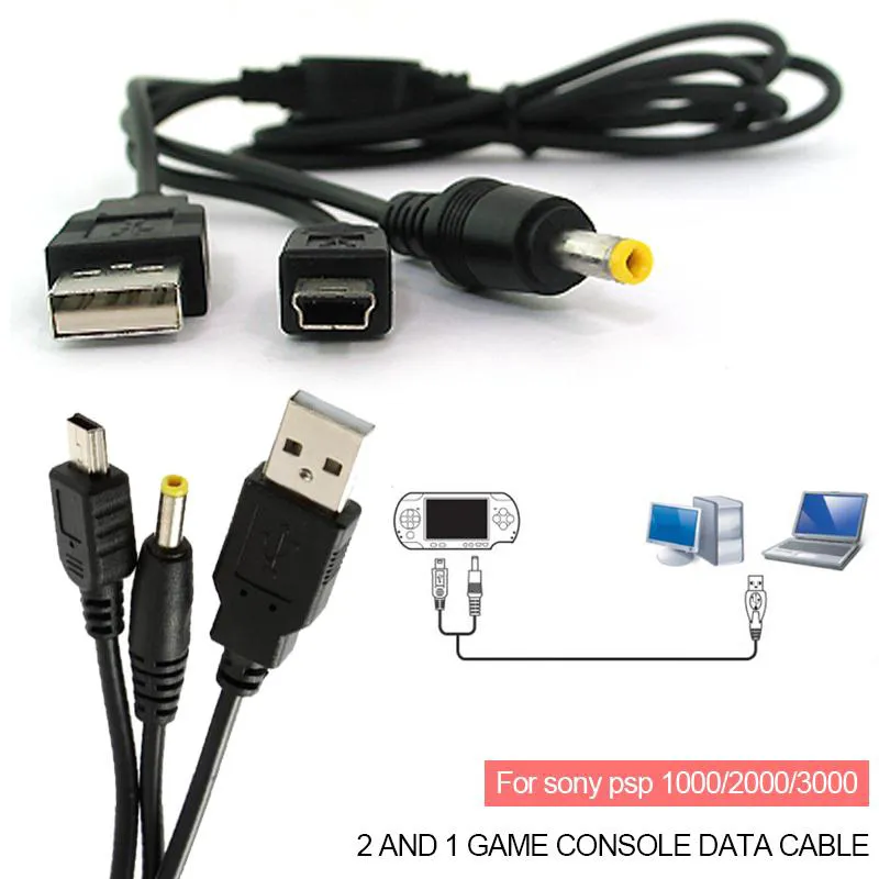 PSP 1000 2000 3000 2 in1 USB Charging And Data Transfer Cable | Lazada