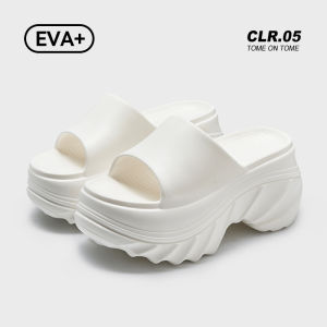 [Free Shipping] 9Cm Height-Increasing Sandals For Women New Spring/Summer Style Suitable For Both Indoor And Outdoor Wear With A Non-Slip Sole And A Simple One-Strap Design