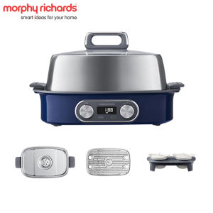 Nồi hấp đa năng thương hiệu cao cấp Morphy Richards MR1168 2000W - Hàng Chính Hãng (Bảo hành 24 tháng)