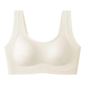 Plus Size Seamless Push Up Womens Bra Wireless Jelly Strip Lift Support Breathable Comfortable Thin Fixed Cup Underwear M-2XL-152c4c8b
