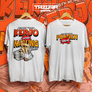Kaos Wong Cilik Kerjo Gajian Nabung Sugih - Baju Distro Driver Muda Kata Kata Pekerja Keras Pejuang Rupiah