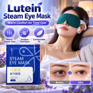10PCS Lutein Steam Eye Mask Warm Compress Eye Mask Soothing Eye Care Relaxation Portable Sleep Mask For Travel Office