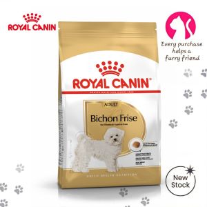 Royal Canin Bichon Frise Adult 500g Dry Dog Food - Breed Health Nutrition Pet Food for Bichons Over 10 Months Supports Urinary Health Ideal Weight Management Healthy Skin & Fluffy Coat Anti-Tartar Crunchy Bites for Dental Care [New Stock]