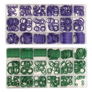 BLACKON 270Pcs 18 Sizes Rubber O-Ring Gasket Durable Heat-resistant O-Ring Seals Assortment Kit O-Ring Assortment Set Wear-Resistant Air Conditioning Compressor Seals Car Air Conditioning