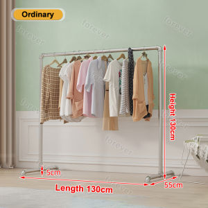 [COD] 1.3-3M Height Stainless Steel Floor Drying Rack Rust-proof Drying Rod Household Outdoor Drying Rack Hanging Rack Balcony Drying Quilt Sampayan clothes hanging rack