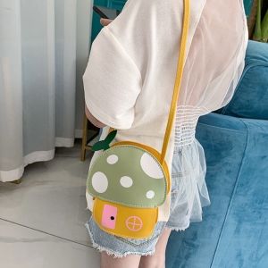 Tas Selempang Anak Perempuan Motif Korean Cute Mushroom Sling Bag Trendy - T1C