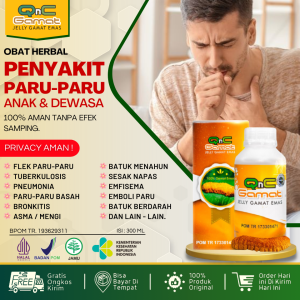 Obat Flek di Paru - Paru Herbal Alami Untuk Anak & Dewasa Obat Penyakit Paru Paru Obat Paru Paru Basah Obat Radang Paru Paru Obat Pembersih Cairan Di Paru Paru Obat Pneumonia Obat Penyakit Paru Paru Kronis Obat TBC - QnC Jelly Gamat 100% Original