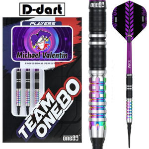 ONE80 SOFT TIP DARTS - 18.5G MICHAEL VALENTIN SIGNATURE VHD 90% TUNGSTEN DART SET ORIGINAL ELECTRONIC DART