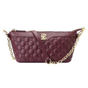 Royal Bagger Classic Quilted Chain Shoulder Bag for Women Genuine Soft Cow Leather Underarm Purse Fashion Handbag 3263