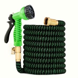 1PC Garden Water Hose Set 3/4 Expandable Flexible Garden Hoses High Pressure Washing Hose Pipe Plastic For Watering Gardening & Lawn Supplies