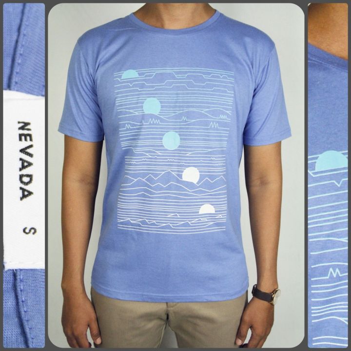 Kaos Pria Lengan Pendek COLE Regular Fit Putih Cotton Stretch 10 | T Shirt