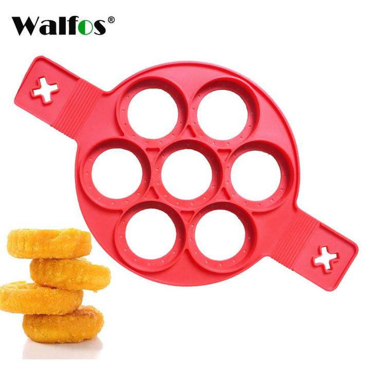 WALFOS FOOD GRADE silicone Nonstick Egg Ring cookie meat pie Maker dessert  pancake mold maker baking tools cake pan mold Lazada PH