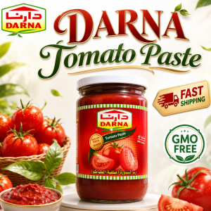 Darna Tomato Paste / Tomato Pes / Cooking Paste / Net Weight 660g / High Quality / Natural / Halal / Tomato Paste / Cooking paste / Vegetarian / Non Vegetarian