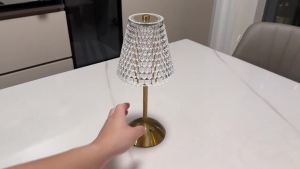 SXH New cream-colored table lamp rechargeable minimalist luxurious and stylish perfect for bedroom decoration and creating a cozy atmosphere USB Night Light