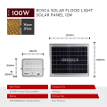 BOSCA LED Solar Flood Light IP67 BLS-23 100W 200W 300 400W Warm white Remote control. 