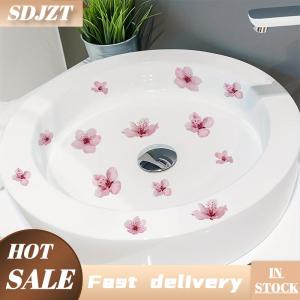 SDJZT Miếng dán bồn rửa phòng tắm hình hoa miếng dán trang trí nhà vệ sinh phòng Tắm Chống Nước tự dính có thể tháo rời miếng dán bồn tắm trang trí nhà cửa