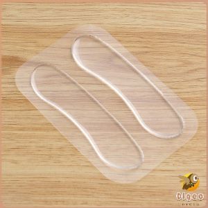 Digeo Transparent Silicone Heel Stickers Soft Comfortable Fitting Anti-abrasion Anti-dropping High Heel Shoes sticker 4pcs/2pcs