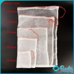 Baete Fruit Protection Mesh Bag Nylon Bird Proof Net Barrier Bags Garden Plant Protection Net Bag