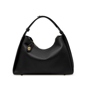 BeeGreen Women Genuine Leather Shoulder Bag Elegant Handbag Minimalist Commuter Bag Versatile Sling Bag