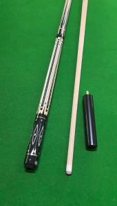 ไม้คิวบิลเลียด JIANYING ไม้คิวอเมริกันเก้าลูก ไม้คิวเมเปิล สไตล์จีน สีดำ 8 หัวใหญ่ 13 มม.