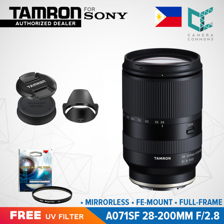 Tamron A071SF 28-200mm f/2.8-5.6 Di III RXD Lens for Sony E-Mount FE Tamron  28 200Mm Tamron 28 200Mm F 2.8 5.6 - Lazada | Lazada PH