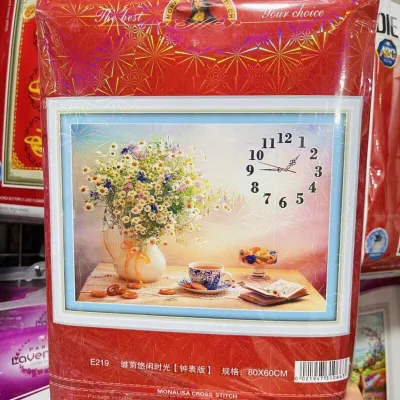 Tranh thêu chữ thập Bình Hoa DX1137(60x47cm) NHIỀU MẪU