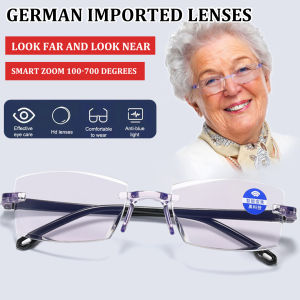 JC Automatic Focus Reading Glasses for AllYear Adults Seniors and Family Users Smart AntiBlue Light Function for Clear Vision