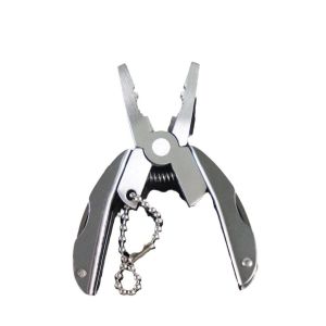 Mini Folding Pliers Multifunction Keychain Screwdriver Portable Camping Essential Tool