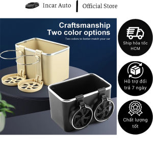 Hộp Lưu Trữ Đa Năng Có Khay Đựng Cốc Và Hộp Đựng Khăn Giấy Cho Xe Hơi Đồ Dùng Dụng Cụ Phụ Kiện Tiện Ích Cho Ô Tô Bán Tải