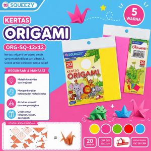 Kertas Origami Dua Muka isi 20 lbr KW / Origami Paper Double Face