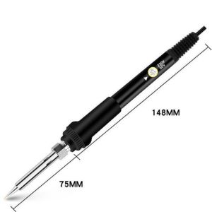 YESMILE Công suất 60W Mỏ hàn điện Nhiệt độ có thể điều chỉnh Làm  nhanh Bút hàn điện  Đầu thay thế được Bộ dụng cụ hàn mini