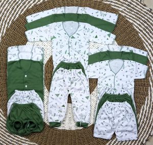 Paket hemat 18 pcs seri baru / warna coksu / paket baju bayi newborn 0-4 bulan