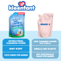 Kleenfant Antibacterial Baby Laundry Wash Refill Pack (1000 ml) Liquid Detergent for Baby Clothes Newborn. 