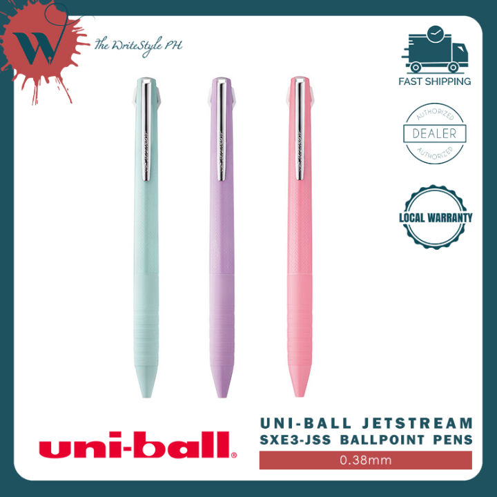 Uni-ball Jetstream SXE3-JSS (0.38mm) Slim & Compact Ballpoint Pens ...