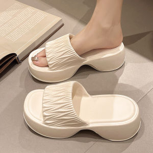 [Free Shipping] EVA Thick-Soled WomenS Summer Outdoor Fashion Versatile Height-Increasing Beach High-Heeled Sandals