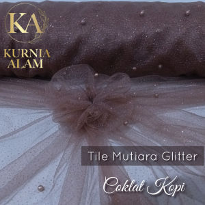 Kain Tile Tulle Bahan Mutiara Glitter Per Meter dan Per 0.5 Meter LEBAR 175 CM