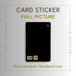 💥LIMITED💥 LUXE Green Gold / Titan Edition Card Sticker - Touch n Go Card Sticker Cover (Waterproof High Quality) TNG CARD / BANK CARD / LUXE NFC CARD / NFC CARD / ACCESS CARD / ATM CARD