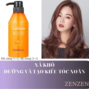 Gel Giữ Nếp Tóc Xoăn Confume Welcos Hàn quốc - 400ml gel vuốt tóc nam nữ  giúp giữ nếp tóc xoăn.