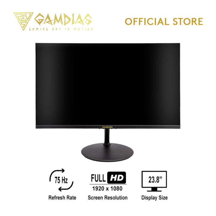 Gamdias Atlas VH238F 23.8" 1920 x 1080 75Hz 11ms Gaming Monitor | Lazada PH