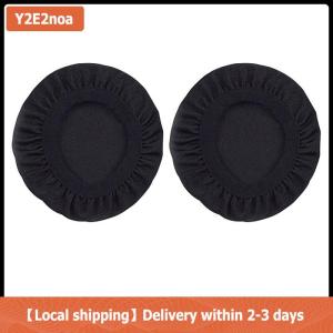 【Local shipping】 2Pcs Reusable Universal Soft Washable Headphones Covers Elastic Durable Breathable Protective Dust Proof Earpad Covers