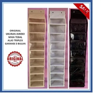 RAK SEPATU POLOS GANTUNG / WARNA / MURAH RESLETING / ALAS TRIPLEK