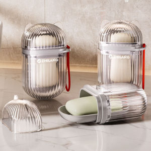 พร้อมส่งจากไทย กล่องเก็บสบู่ก้อน วัสดุระดับพรีเมียม สไตล์เรียบหรู สีโปร่งใส พร้อมฝาปิดกันรั่วซึม ขนาดกระทัดรัด ใช้ได้ทุกกิจกรรม YAGE