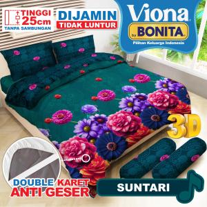 (TERMURAH) BED COVER SET FLAT BONITA VIONA 180X200 NO.1 KING SIZE ORIGINAL