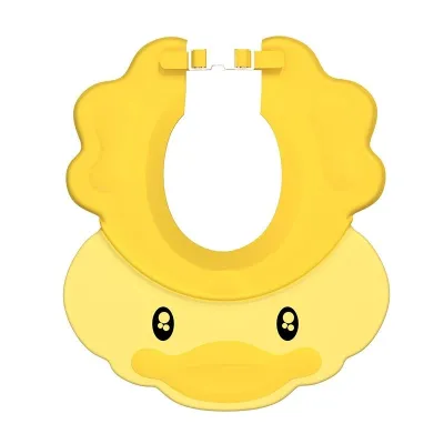 【SG READY STOCK】Baby Shower Soft Cap Adjustable Hair Wash Hat for Kids Ear Protection Safe Children Shampoo Bathing Shower Protect Head Cover