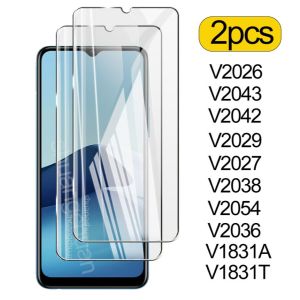 For Vivo V2043 V2032 V2026 clear tempered glass V2029 V2027 V2052 V2038 V2033 V2042 V2037 V2048 V2062 V2022 V2023 V2025 V2030 9H Tempered Glass