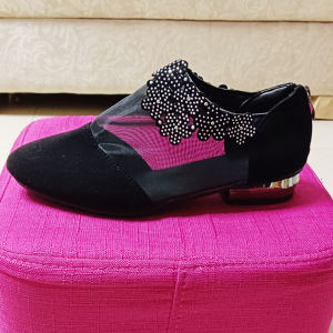 Free Shipping Actual Photos Of The Sandals: WomenS Mesh Mom Shoes Low-Heeled Flat-Soled Closed-Toe Flats Sizes 35-41 And Size 42