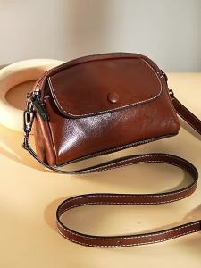 Womens Bag 2025 Spring and summer new genuine leather womens bag mobile phone bag high-end large-capacity single-shoulder cross-body exquisite small bag