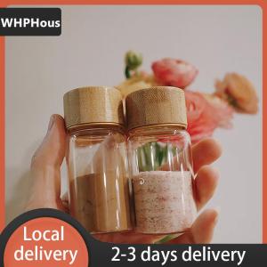 [COD] WHPHous Ship within 24 hours 20 25 30ml Mini Glass Bottle For Coffee Concentrate Milk Juice Leakproof Bottle With Lid Mason Jar Portable Empty Jar